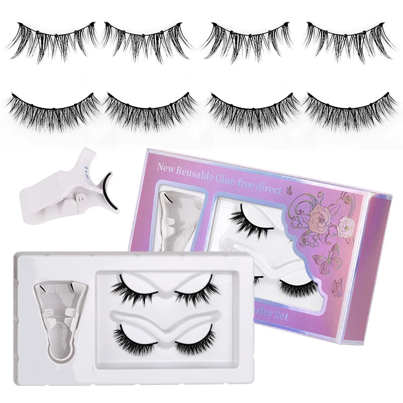 Magnetic Eyelashes Pro Kit - Western Style Volumizing No-Glue Lashes with Precision Alignment & 24H Hold