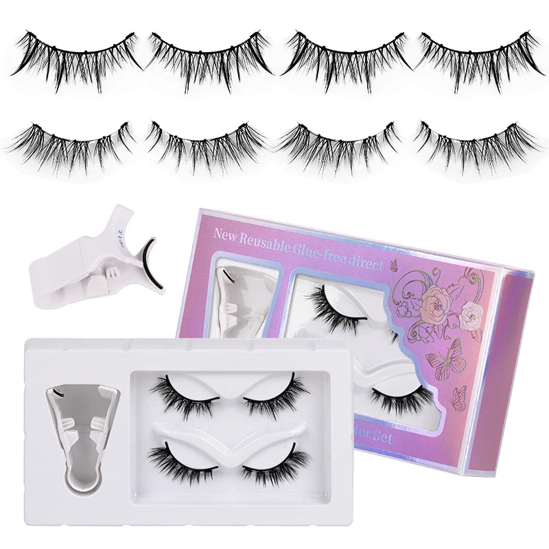 Magnetic Eyelashes Pro Kit - Western Style Volumizing No-Glue Lashes with Precision Alignment & 24H Hold