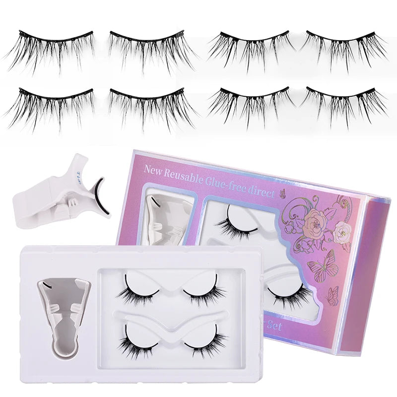 Magnetic Eyelashes Pro Kit - Western Style Volumizing No-Glue Lashes with Precision Alignment & 24H Hold