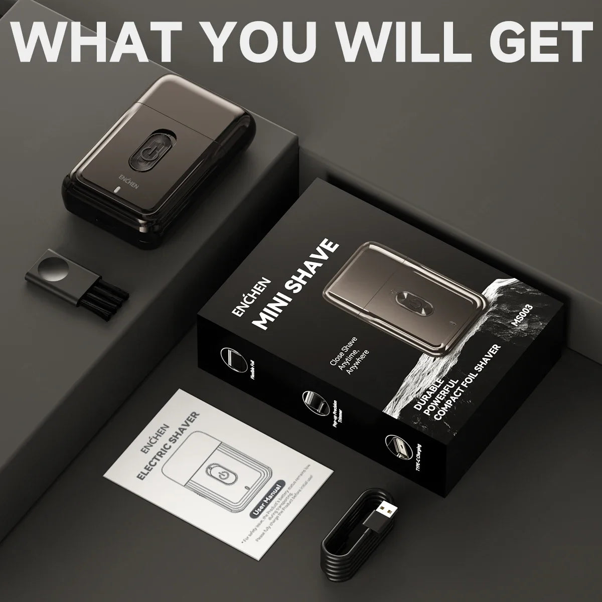 Mini Shaver Electric Professional  Portable Shaving Machine Beard Trimmer Face Shaver Reciprocating Shaver for Men
