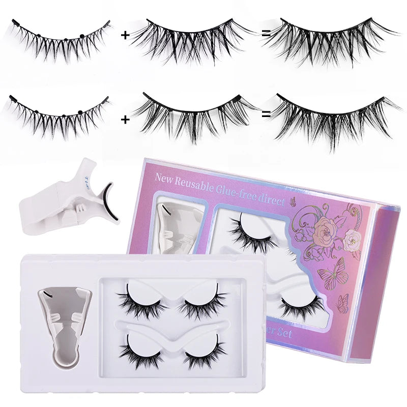 Magnetic Eyelashes Pro Kit - Western Style Volumizing No-Glue Lashes with Precision Alignment & 24H Hold