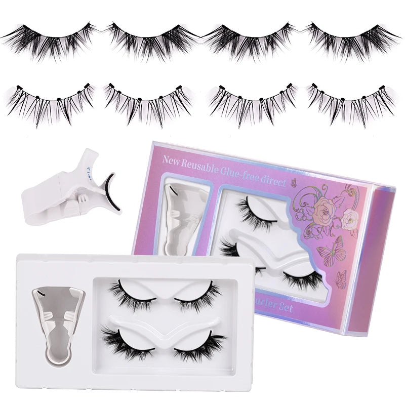 Magnetic Eyelashes Pro Kit - Western Style Volumizing No-Glue Lashes with Precision Alignment & 24H Hold